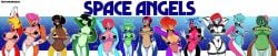 atomickingboo original original_character original_characters oc ocs the_space_angels alison_rose macy_atomix mindi_tygerson susan_ghoel shiki_(the_space_angels) lou_lou margaret_cray magnolia_rogers miri_(the_space_angels) 5n-g31 angela_gears avery_gears avalyn_storm 6+girls 11girls female female_only group nude nude_female mostly_nude mostly_nude_female suit open_suit spacesuit bikini micro_bikini bikini_only breasts big_breasts ass big_ass thighs thick_thighs light_skin light-skinned_female dark_skin dark-skinned_female pale_skin pale-skinned_female pink_body pink_skin pink-skinned_female blue_body blue_skin blue-skinned_female robot robot_girl robot_humanoid 3_breasts 3_eyes antennae_(anatomy) antennae alien alien_girl alien_humanoid slime slime_girl slime_monster slime_(substance) slime_hair blonde_hair blonde_female blonde blonde-haired_female blonde_hair_female pink_hair pink_hair_female pink-haired_female black_hair black_hair_female black-haired_female green_hair green_hair_female green-haired_female red_hair red_hair_female red-haired_female redhead redhead_female redheaded_female yellow_hair yellow_hair_female yellow-haired_female multicolored_hair ombre_hair ghost ghost_girl ghost_hair ponytail pseudo_hair tentacle tentacles tentacle_hair hair_over_one_eye screw_belly_button pubic_hair pubes pubic_hair_peek star starry_sky stars star_(sky) starry_background 2d 2d_(artwork) 2d_artwork digital_media_(artwork) alternate_version_available artist_name 2025 sadie_flora leaf leaf_hair flower flower_in_hair freckles freckles_on_face freckles_on_breasts freckles_on_shoulders freckled_face freckles_on_chest