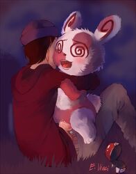 blush embrace furry hug male pokemon pokemon_rse pokephilia railgunner spinda