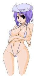 clitoris_slip kirise_mitsuru letty_whiterock nude oekaki pubic_hair pussy pussy_peek sling_bikini swimsuit touhou uncensored