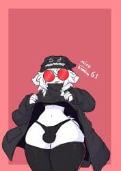 bulge cute femboy furry male panties thick_thighs