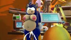 1boy 1girls 3d 3d_(artwork) anthro anthro_on_anthro arm_grab balls big_breasts blue_body blue_fur bodily_fluids boiboi9999 breasts canid canine clothing cum cum_in_vagina cum_inside digital_media_(artwork) duo eulipotyphlan female fox fur furry furry_female furry_male furry_only genital_fluids genitals gloves green_eyes handwear inflation male male/female mammal mtf_crossgender nipples nude passbass penetration penile penile_penetration penis penis_in_vagina pussy rule_63 sega sex sonic_(series) sonic_the_hedgehog sonic_the_hedgehog_(series) source_filmmaker_(artwork) tail tails_the_fox vaginal_penetration widescreen