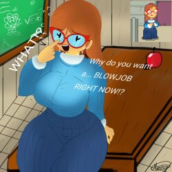 ms. lovelett from kindergarten (game) by moxxy art