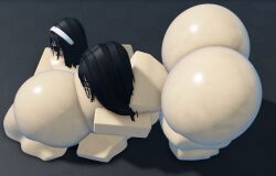 2girls 3d baseplate bending_over bent_over breedable deviantart elma_(trippinguy) emelie_(trippinguy) fat_ass female huge_ass massive_ass naked nude oc original_character original_characters roblox roblox_studio robloxian source_request tagme thick thick_ass trippinguy
