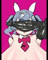 1girls 4:5 anal_object_insertion anal_tail body_writing breasts bunnysuit character_request cleavage dark-skinned_male dark_skin fake_tail female gigantic_breasts glory_wall hatsune_miku huge_areolae huge_ass huge_breasts incel_tree interracial leotard light-skinned_female light_skin longer_than_30_seconds male pantyhose penis queen_of_spades rabbit_humanoid rabbit_tail sex sex_from_behind strapless strapless_leotard stuck surrounded_by_penises tagme thick_thighs through_wall used_condom vaginal_penetration vertical_video video wide_hips