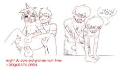 2d_(gorillaz) 4boys alex_james anal bad_anatomy blur(band) celebrity comic_sans cumming damon_albarn gay gay_sex gorillaz k0piga male male_only messy murdoc_niccals real_person same_face same_face_syndrome tattoo tattoos