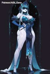mirror maiden (genshin impact) from genshin impact by aist 