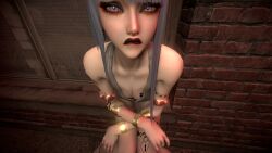 1girls 3d 4k anime_character anime_girl areolae big_breasts biting_lip black_eyeshadow black_lipstick blacked blacked_clothing bra bracelet bracelets breasts breasts_bigger_than_head chromatic_aberration crashbanditkut cyberpunk cyberpunk:_edgerunners cyberpunk_2077 ear_piercing eyelashes eyeshadow female female_focus hair hi_res high_resolution highres light-skinned_female light_skin lips lipstick long_eyelashes long_nails looking_at_viewer lucyna_kushinada makeup medium_hair nail_polish nails naughty naughty_face navel no_artist_signature outside panties prostitution qos qos_tattoo queen_of_spades queen_of_spades_symbol queen_of_spades_tattoo sitting snowbunny solo spade_tattoo street submissive submissive_female tattoo tattoos virt-a-mate virtamate white_eyes white_hair