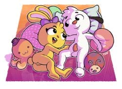 1boy 1girls 2020 anthro anthro_female anthro_male anthro_on_anthro anthro_only ass balls canid canine canis completely_naked completely_naked_anthro completely_naked_female completely_nude completely_nude_anthro completely_nude_female cotton_tail cub cub_on_cub dog dog_boy domestic_dog eyebrows eyelashes female female_cub fur furry furry_female furry_male furry_only hi_res junior_(playkids) lagomorph male male/female male_cub mimi_(playkids) naked naked_anthro naked_female nude nude_anthro nude_female onihidden open_mouth penis pink_nose playkids pussy rabbit rabbit_girl ribbon tail teeth tongue url white_body white_fur yellow_body yellow_fur young young_anthro young_female young_male