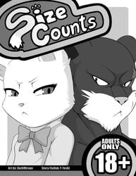 1boy 1girls 2015 anthro carla_(fairy_tail) cat comic darkmirage duo english_text exceed fairy_tail feline female fur greyscale male mammal monochrome panther_lily text