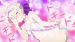 16:9 16:9_aspect_ratio 1boy 1girls babydoll bare_arms bare_shoulders bed bed_sheet bedroom bedroom_setting belly blanket blush bow breasts brown_hair bubble clavicle cleavage cleft_of_venus closed_eyes clothes_down clothing covering covering_breasts crossed_arms ear embarrassed embarrassed_female english_audio english_dialogue english_language female fhd frown grabbing_breasts grabbing_own_breast grey_hair hair_bun hair_ornament hair_ribbon hairbow hand_on_chest hand_on_own_chest hands_on_breasts hd hd_(traditional) high_resolution indoors kanojo_mo_kanojo kiryuu_shino lingerie male moonlight mp4 mukai_naoya navel night night_clothes nightgown nighttime no_bra off_shoulder panties pillow pose posing purple_bow purple_eyes purposeful_exposure ribbon see-through see-through_clothes see-through_clothing see-through_underwear shiny shiny_skin short_hair sidelocks single_hair_bun sleeping_together sleepwear small_breasts sound sparkle strap_slip tagme tied_hair topless touching_breasts touching_own_breasts transparent_clothes underwear underwear_only undressing video visible wardrobe_malfunction white_hair white_panties white_skin white_underwear