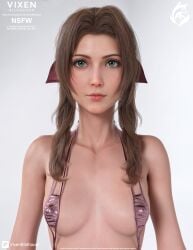 aerith_gainsborough aerith_gainsborough_(floral_delight) aerith_gainsborough_(pink_mermaid) bikini bikini_top blonde_female blonde_hair_female breasts cute cute_face female final_fantasy final_fantasy_vii final_fantasy_vii_advent_children final_fantasy_vii_rebirth final_fantasy_vii_remake green_eyes lingerie petite petite_body petite_breasts petite_female petite_girl petite_tits pink_body pink_nipples pink_skin realistic sexy small_breasts teenage_girl teenager