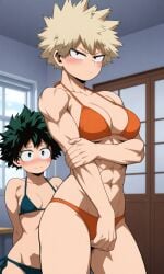 female bakugou from my hero academia by darkcry