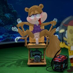 sandy cheeks from kamp koral by mousetache