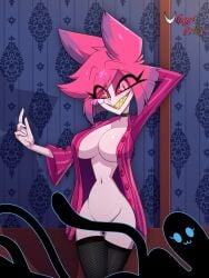 alastor (hazbin hotel) from hazbin hotel by usagi star