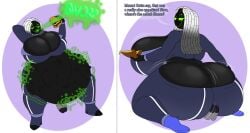 1boy 1girls amelia_(mobiustheice) ass ass_expansion big_ass big_breasts big_butt bob-omb bob-omb_girl breasts burping cleavage digestion facesitting female female_on_top female_pred furry furry_male hand_imprints huge_ass huge_breasts huge_butt lucky_bastard male massive_ass massive_breasts milf mobiustheice multiple_prey rumbling_stomach struggling struggling_prey vore vore_belly weight_gain wobble wobbling_ass