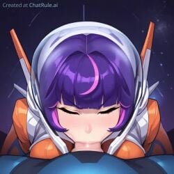 1:1 1boy 1girls ai_generated blowjob brown_hair deepthroat eye_contact fellatio huge_cock juno light-skinned_female light-skinned_male light_skin looking_at_viewer male/female no_sound oral oral_sex overwatch penis pink_hair pov pov_male purple_hair short_hair shorter_than_10_seconds straight streaked_hair sucking sucking_penis tagme video