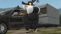 bbw big_breasts breasts female furry huge_breasts kingofthekabuto overweight queenofthekabuto tagme thick_thighs wide_hips
