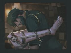 2boys 2d 2d(artwork) anal anal_sex arcane arcane_jayce arcane_viktor beard clothed clothed_male clothed_sex clothing eye_contact feet feet_up gay gay_male gay_sex jayce_talis league_of_legends legs legs_up looking_down male office_sex out_of_frame suggestive thrusting_into_ass yaoi