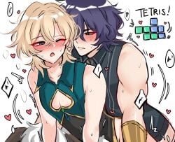 aventurine_(honkai:_star_rail) dr._ratio_(honkai:_star_rail) gay honkai:_star_rail male yaoi
