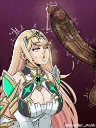alternate_version_available big_breasts big_penis blonde_female blonde_hair blowjob breasts cleavage cleavage_cutout cock cock_drunk cock_worship dick dirty dirty_cock dirty_dick dirty_penis fellatio female flies flies_for_smell foreskin huge_cock large_penis large_penis_veins looking_at_penis lustful_expression monster_ma5h mythra_(xenoblade) penis saliva scent shiny_breasts smegma smegma_cleaning_(oral) smegma_in_foreskin smegma_in_mouth smegma_on_face smegma_on_tongue smell smelly smelly_cock stench throbbing_penis uncircumcised unwashed_penis veiny veiny_penis xenoblade_chronicles_2