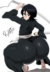 kuchiki rukia from bleach by rynatusart