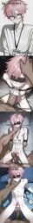 ai_edit ai_generated anal blindfold bondage bunnyai chastity_cage chastity_device dark-skinned_male femboy feminization humiliation id_card male muscular penis penis_size_difference size_difference twink
