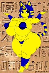 ankha from animal crossing by emz lord