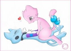2012 2_tails 3_toes anthro arm_warmers armwear artist_collaboration back_markings biped blue_arm_warmers blue_armwear blue_body blue_clothing blue_ears blue_fur blue_tail blush blush_lines chest_tuft closed_eyes clothing cowgirl_position digitigrade dragonair dragonchu_(character) duo fairyfloss fan_character feet female female_on_top from_front_position fur fur_markings generation_1_pokemon grey_eyes hand_holding harumi heart_symbol hybrid legendary_pokemon looking_at_another looking_at_partner looking_down looking_down_at_another looking_down_at_partner looking_pleasured male male/female male_on_bottom markings mew_(pokemon) multi_tail multicolored_arm_warmers multicolored_armwear multicolored_clothing multicolored_stripes nintendo nude nude_anthro nude_female nude_male on_bottom on_top pattern_arm_warmers pattern_armwear pattern_clothing pikachu pink_body pink_ears pink_fur pink_tail pokemon pokemon_(species) purple_armwear purple_clothing semi-anthro sex simple_background starlet_(fairyfloss) striped_arm_warmers striped_armwear striped_clothing stripes tail toes tuft two_tone_arm_warmers two_tone_armwear two_tone_clothing two_tone_stripes white_background