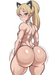 1girls 2025 ai-created ai_generated animal_ears athletic athletic_female big_ass bikini blonde_hair blue_eyes bouncing_ass brucewayne bubble_ass bubble_butt cat_ears cowprint cowprint_bikini eyebrows fake_animal_ears flat_chest freckles high_resolution highres huge_ass jpeg jpg k-on! light-skinned_female looking_at_viewer ponytail resized serious shiny_skin skinny skinny_girl slim slim_waist standing style_parody thick_ass turning_head