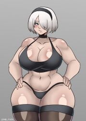 yorha 2b from nier: automata by mr foxy15