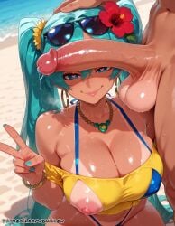 abs ai_assisted ai_generated ass ass_bigger_than_head ass_up azur_lane beach big_ass bikini blacked blue_eyes brazilian brazilian_female brazilian_miku breasts bunilew cameltoe dark-skinned_male dark_skin dark_skinned_female dumptruck_ass eyelashes eyeliner eyes eyeshadow female hatsune_miku hatsune_miku_(collared_bikini) high_resolution highres huge_ass huge_breasts huge_butt interracial interspecies make-up male mature midriff naughty_face nipple_bulge nipples patreon patreon_url patreon_username sea seaside solo_focus submissive tagme tan-skinned_female tan_body tan_skin tanline tanlines tanned tanned_skin uncensored underboob video_game video_game_character video_game_franchise video_games waifu_diffusion wet wet_clothes