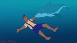 2d_animation animal_genitalia animal_vulva animated better_version_at_paywall better_version_at_source blue_eyes cetacean cetacean_genitalia cetacean_vulva clothing death dialogue dirty_talk dolphin dorsal_fin duo electricity electrocution falling female feral feral_frenzy fin genitals hair halo hat headgear headwear hi_res human imminent_sex itomic lailah_(feral_frenzy) looking_at_viewer male male/female mammal marine orange_hair overalls presenting presenting_vulva promotional_material pussy seaworld shirt shocked sound tagme talking_feral toothed_whale toothy_smile topwear tuwka underwater video vulva water white_clothing white_topwear
