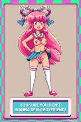 16-bit 1girls 2015 accurate_art_style disney disney_channel doomington female giffany gravity_falls nipples pink_hair pixel_art pussy solo standing straight_hair