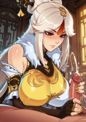 ningguang (genshin impact) from genshin impact by artifactglitch