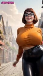 ai_generated animated ass ass big_ass big_breasts big_butt breasts breasts bubble_butt cartoon_network dancing glasses naked scooby-doo smile smiling tagme velma_(series) velma_dinkley video