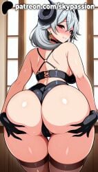 1girls 2025 ai_assisted ai_generated anime artist_name ass ass_grab big_ass big_butt black_bra black_gloves black_horns black_panties black_underwear blush booty breasts bubble_ass bubble_butt bust buttocks cameltoe chest curled_horns curvy_ass curvy_butt earrings fat_ass female firm_ass giant_ass gloves grabbing_own_ass hair_between_eyes hands_on_ass hands_on_own_ass heavy_ass hi_res high_quality high_resolution highres horns huge_ass indoors jewelry juicy_ass juicy_butt large_ass long_hair looking_at_viewer looking_back massive_ass partially_visible_vulva patreon patreon_username perfect_ass plump_ass red_eyes round_ass sexy_ass silver_hair skypassion smile solo spread_ass stable_diffusion thick_ass thighhighs thong tight_ass underwear voluptuous_ass watermark wide_ass window wuthering_waves zani_(wuthering_waves)
