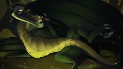 absurd_res anus ass black_body black_dragon_(dnd) black_scales bodily_fluids cunnilingus_gesture digitigrade dragon dragon_(dnd) dungeons_and_dragons female feral genital_fluids genitals gesture glowing glowing_eyes hasbro hi_res horn leaking looking_at_viewer membrane_(anatomy) membranous_wings mythological_creature mythological_scalie mythology presenting presenting_anus presenting_hindquarters presenting_pussy pussy pussy_juice_leaking rear_view scales scalie seductive skyebold solo suggestive suggestive_gesture tail thick_tail thick_thighs vaginal_fluids widescreen wings wizards_of_the_coast yellow_eyes