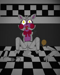 amputee animatronic anus ass blpanda bow_tie broken canine double_amputee female five_nights_at_freddy's five_nights_at_freddy's_2 fox hook machine mammal mangle_(fnaf) paddle_ball pussy robot video_games