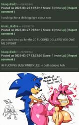 amy rose from sonic (series) by kimmythefem
