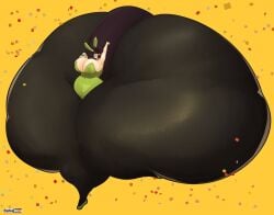 1girls ass_bigger_than_body ass_bigger_than_head ass_bigger_than_torso ass_body breasts bunny_girl bunnysuit carlosgizza colossal_ass fat_ass female hyper hyper_ass hyper_breasts looking_at_viewer meat_wall_(body_type) one_leg_up solo_female standing_on_one_leg tagme
