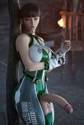 1futa 3d breasts erection eve_(stellar_blade) futanari huge_cock solo stellar_blade stevencarson