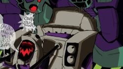 2boys alien alien_humanoid blitzwing blitzwing_(transformers) cuntboy decepticon decepticon_insignia doggy_style gay gay_sex intersex lugnut male pounding shaded transformers transformers_animated vaginal_penetration vaginal_sex