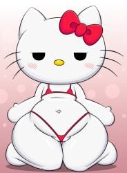 1girls 2025 alternate_version_at_source alternate_version_available anthro anthro_only bikini black_eyes blush blushing_at_viewer bow bow_on_head bowtie bowtie_on_head cat dot_eyes dot_nose facing_viewer feline female female_focus female_only furry furry_female furry_only girl hello_kitty hello_kitty_(character) hello_kitty_(series) light_fur looking_at_viewer naked naked_female nipples_covered no_humans non-human non-human_only nude nude_female pov pov_eye_contact presenting presenting_pussy pussy sanrio tagme vagina whiskers white_fur yellow_nose zinzoa