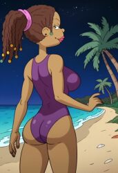 ai_generated all_grown_up nickelodeon one-piece_swimsuit rugrats solo susie_carmichael
