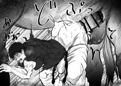 cum_in_ass gay gay_anal gay_sex gn3g horsecock jujutsu_kaisen male male_only male_penetrated male_penetrating_male toji_fushiguro yaoi