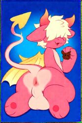 ai_generated balls big_ass dragon_boy gay imp_tail juicy_ass