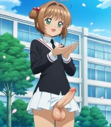 1futa 1futanari ahoge ai_generated alternate_body_type alternate_breast_size balls big_ass big_breasts breasts brown_hair cardcaptor_sakura cock cum curves curvy curvy_body curvy_figure curvy_hips dickgirl erect_penis erection flat_chest futa_only futa_sans_pussy futanari futanari_only giant_penis gigantic_breasts girly green_eyes hi_res high_resolution highres horny horny_female huge_ass huge_balls huge_boobs huge_breasts huge_butt huge_cock huge_cumshot huge_testicles huge_thighs kingdesperadow3 kinomoto_sakura medium_ass medium_breasts medium_penis muscular penis sakura sakura_kinomoto school school_uniform schoolgirl sexy shiny_skin solo solo_focus solo_futa stable_diffusion testicles thick_thighs trans veiny_penis voluptuous worship