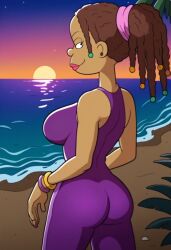 ai_generated all_grown_up nickelodeon one-piece_swimsuit rugrats solo susie_carmichael