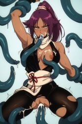 ai_generated armpits black_clothing bleach blowjob breasts cum cum_in_mouth cum_in_pussy cum_on_breasts dark-skinned_female dark_nipples dark_skin defeat defeat_rape defeat_sex defeated exposed_breasts exposed_pussy faprunner78 fondling fondling_breast hair_accessory hips long_hair looking_at_viewer medium_breasts natural_breasts nipples one_breast_out purple_hair pussy raped shaved_pussy shihouin_yoruichi slim_girl slim_waist soft_breasts tentacle tentacle_in_mouth tentacle_on_breast tentacle_rape tentacle_sex tentacles_around_arms tentacles_around_legs thick_thighs thighs tied_hair torn_clothes vagina vaginal_penetration vaginal_penetration vaginal_sex waist wide_hips yellow_eyes