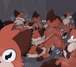 anal anal_sex bodily_fluids canid canine closed_eyes cum facesitting fellatio feral feral_on_feral feral_penetrated feral_penetrating feral_penetrating_feral fox from_behind_position genital_fluids group group_sex intraspecies male male/male mammal mr_rottson oral oral_penetration orgy penetration penile rimming sex sitting_on_another